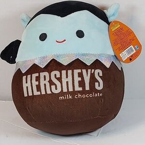 Squishmallow Patricio The Vampire Bat 8” Hershey’s Chocolate. New w/ Tags.